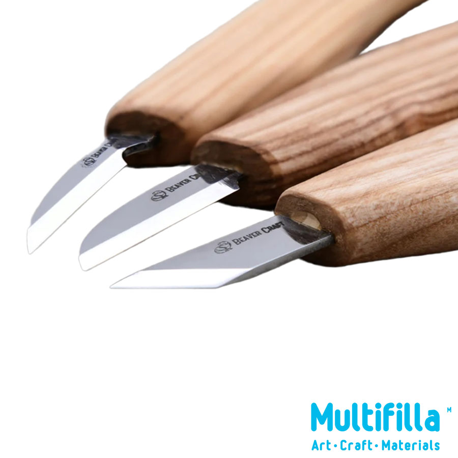 S Beaver Craft Starter Wood Carving Knife Set Pcs Multifilla