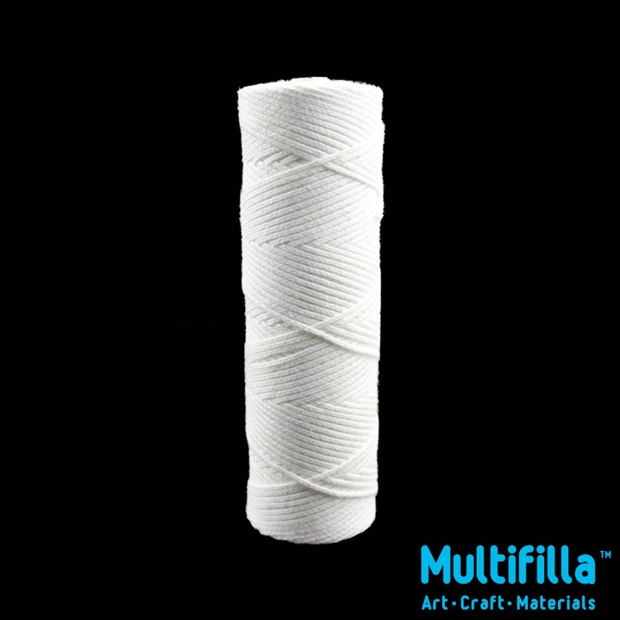 Flat Braided Cotton Wick 150m(L) | Multifilla